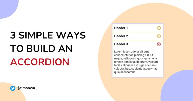 How to Build an Accordion Menu 3 Simple Ways