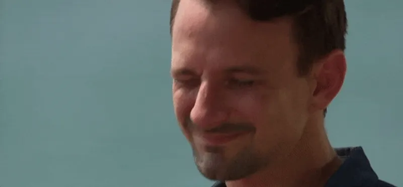 Celebratory reaction showing immense relief and excitement after finally achieving successful deployment