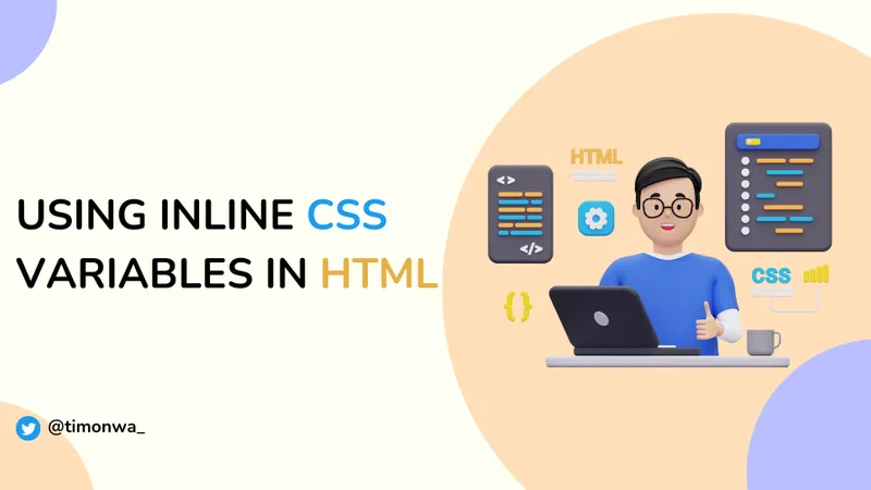 How to use Inline CSS Variable in Html