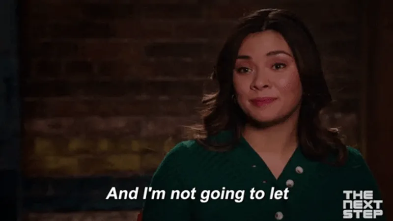 Lady saying 'And I am not going to let anything get in the way of making it amazing'.