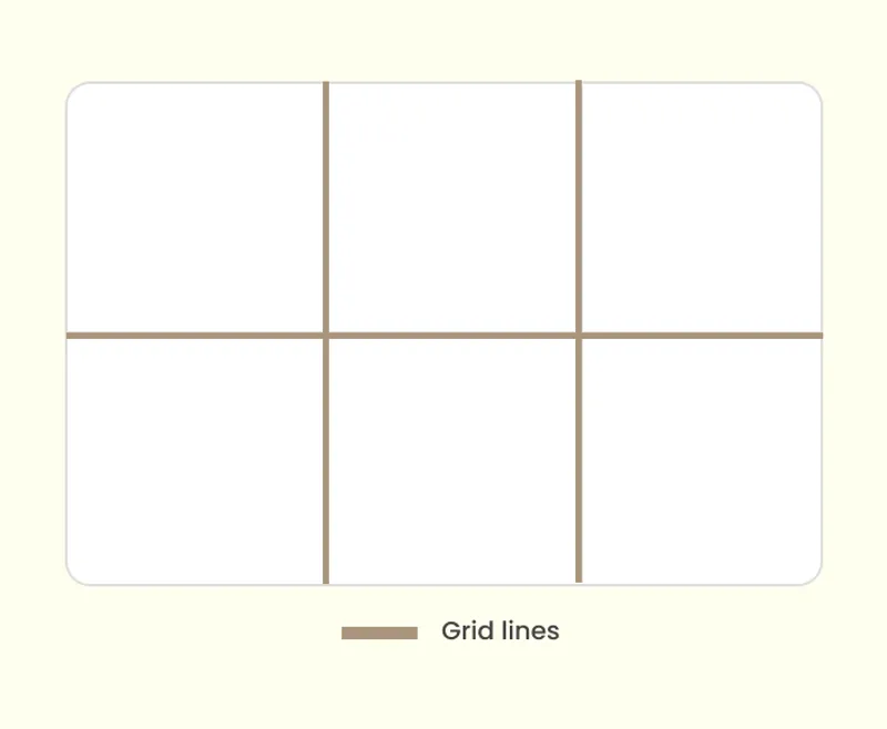 CSS grid lines