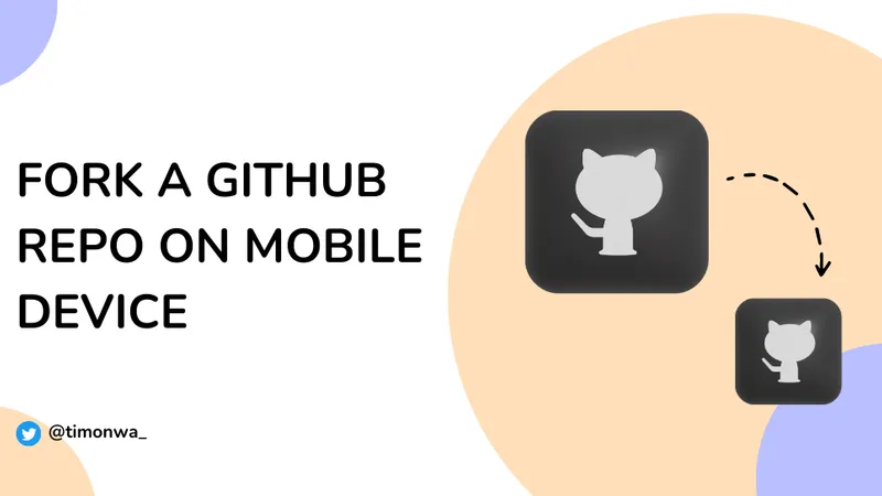 How to Fork a Repo on GitHub using your Mobile Device